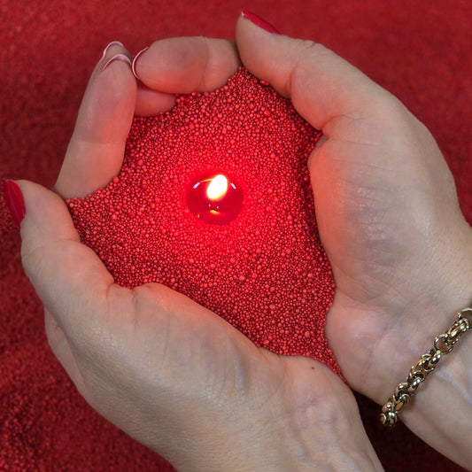 Red Candle Sand Wax in bags
