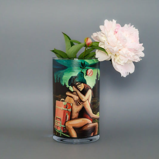 Candle Glass Vase With Candle Sand Perfect Gift Idea Sand Candle