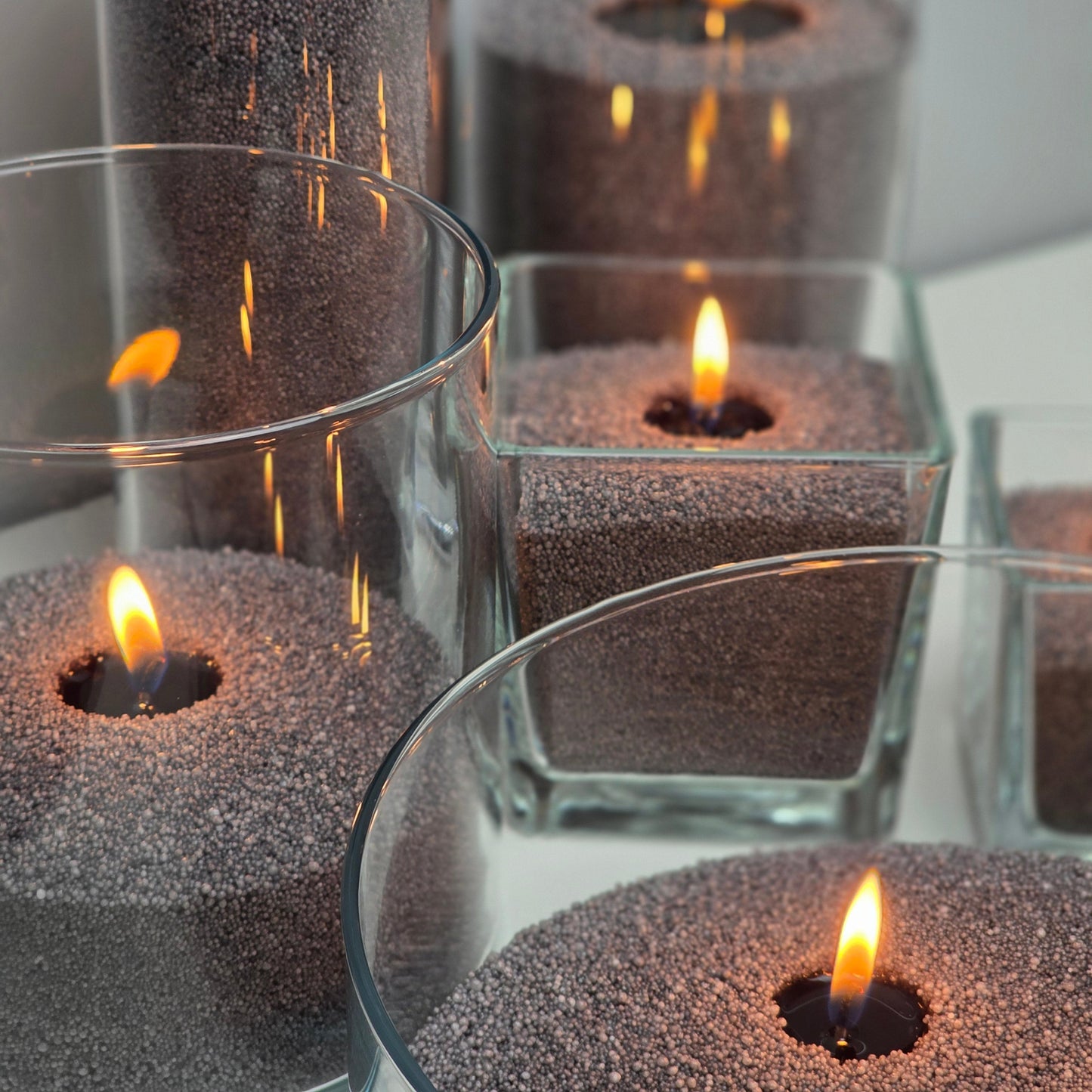 Candle sand "Granule box" 1.5 kg + 20 wicks