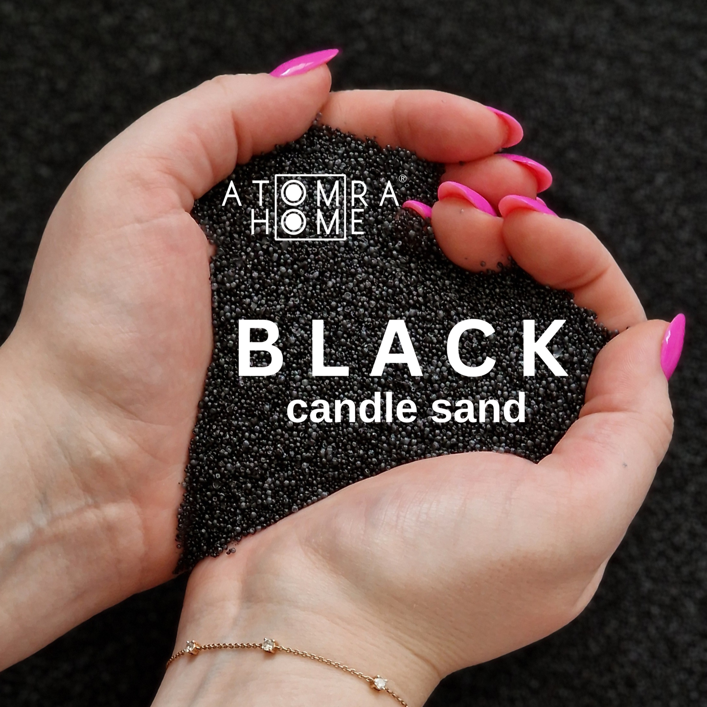 Candle sand "Granule box" 1.5 kg + 20 wicks