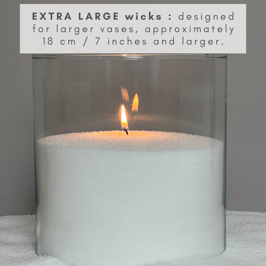 Wicks sizes Extra Large Wicks thickness Candle Sand Wax Sand Candle Pearled Candle