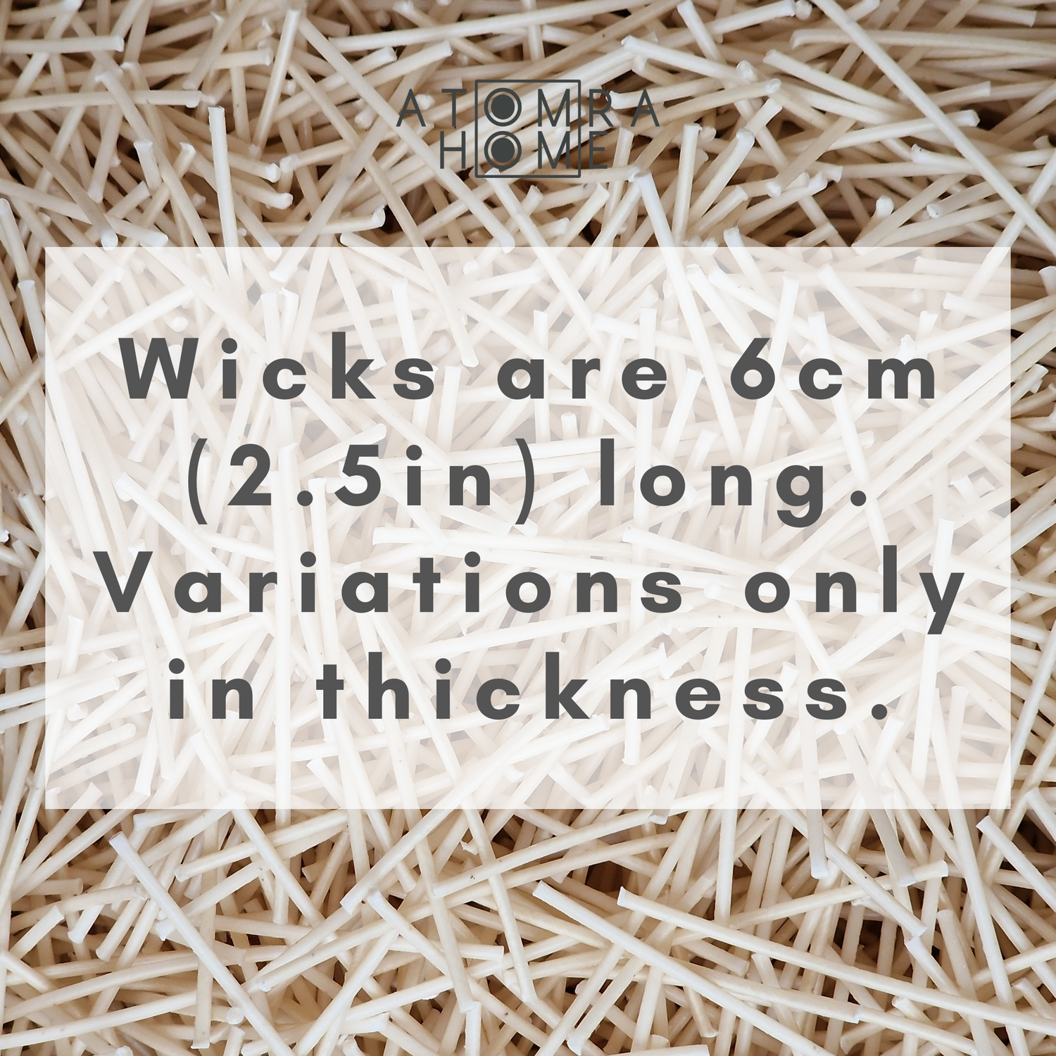 Wicks Waxed Cotton Wicks For Candle Sand DIY Candle Making Supplies Sand Wax Extra Large Wicks 6 cm / 2.5 inch High-Quality Wicks Wholesale