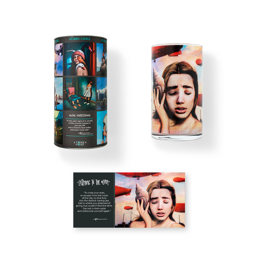 Candle Glass Vase With Candle Sand Perfect Gift Idea Sand Candle