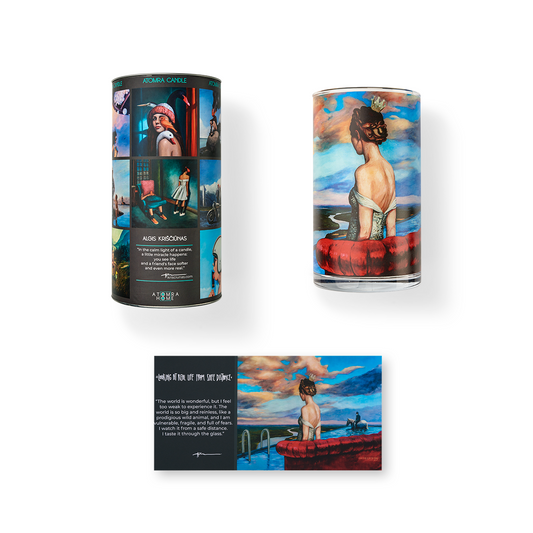 Candle Glass Vase With Candle Sand Perfect Gift Idea Sand Candle