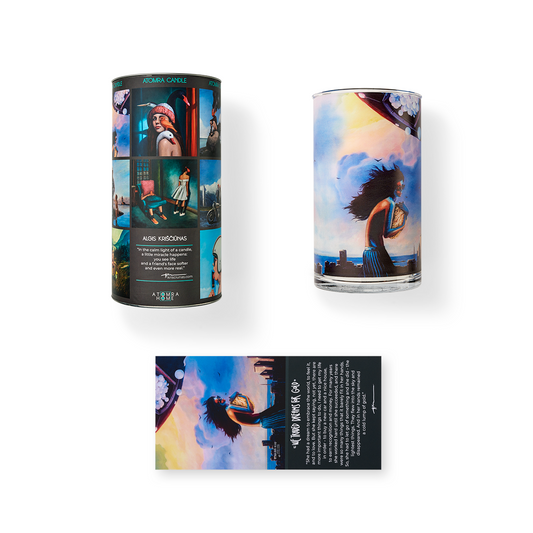 Candle Glass Vase With Candle Sand Perfect Gift Idea Sand Candle