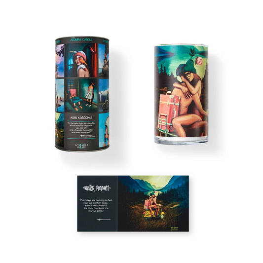 Candle Glass Vase With Candle Sand Perfect Gift Idea Sand Candle