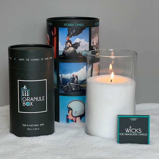 Candle Sand Set Wicks Sand Candle Wax Glass Vase