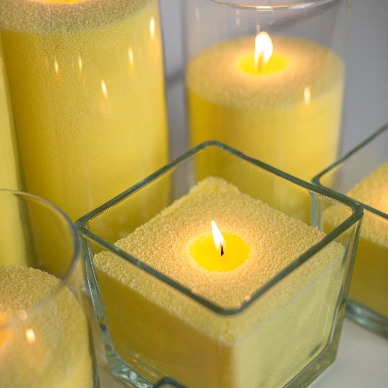 Candle Sand Wax 500 g + 10 wicks