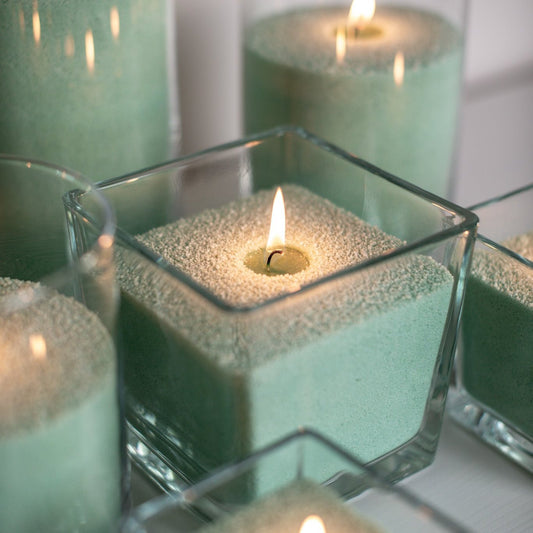 Ice Green Candle Sand Wax in bags