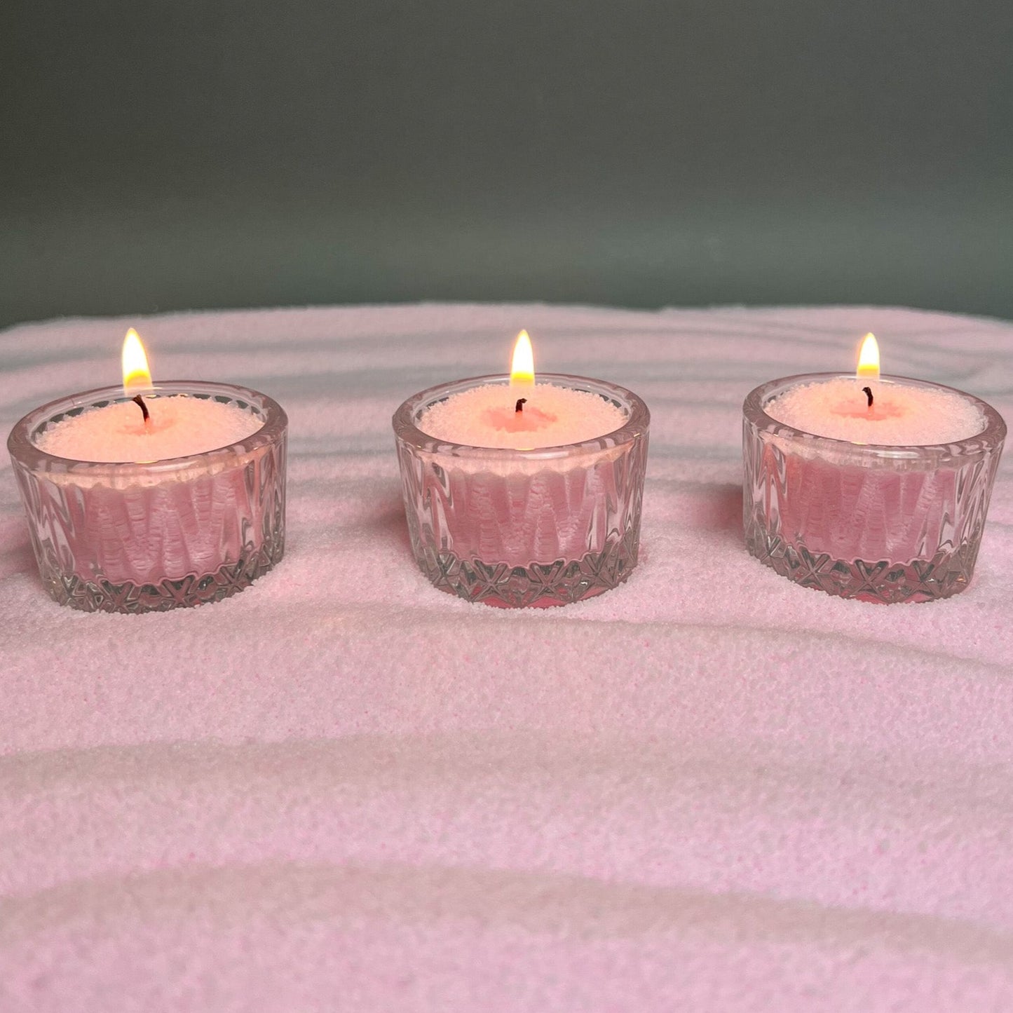 Candle Sand Wax Baby Pink Color For Gift Candle Supplies