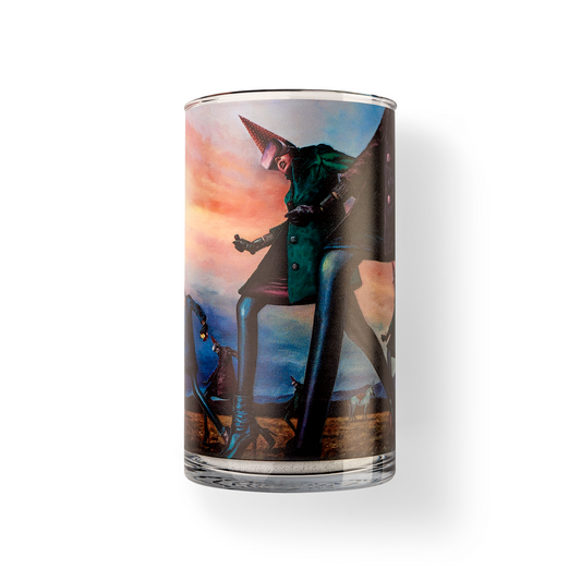 Pearled candle, natural candle pearls, Atomra Home glass candle, Stay as you are, woman, unicorn, heels, Algis Kriščiūnas, glass vase, natural wax, long burning hours, DIY, perfect gift idea, luxury candle, eco, long-lasting candle, interior design