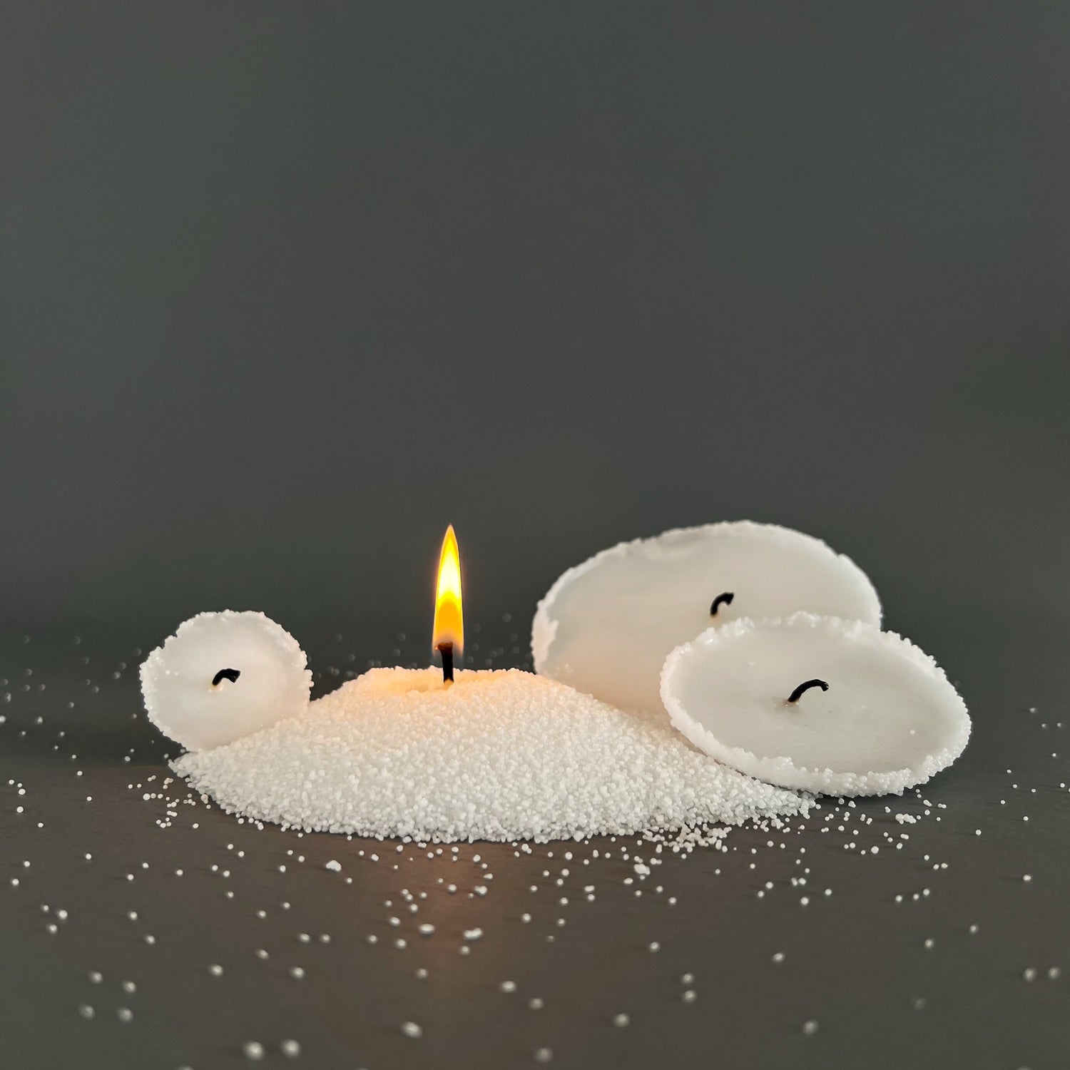 Candle Making Set With Wax Granules & Wicks - 400g Pearl Wax Beads + 4 Wicks, Reusable, 50-Hour Burn, 8 Colors